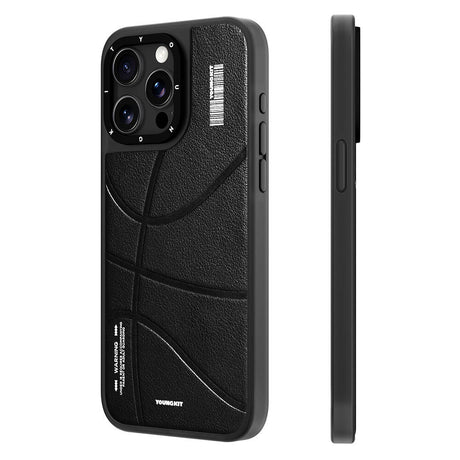 Apple iPhone 15 Pro Kılıf M-safe Şarj Özellikli Youngkit Backboard Serisi Leather Kapak