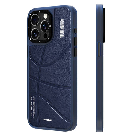 Apple iPhone 15 Pro Kılıf M-safe Şarj Özellikli Youngkit Backboard Serisi Leather Kapak