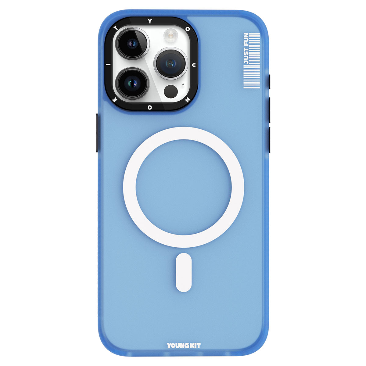 Apple iPhone 15 Pro Kılıf M-safe Şarj Özellikli Youngkit Colored Sand Serisi Kapak