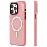 Apple iPhone 15 Pro Kılıf M-safe Şarj Özellikli Youngkit Colored Sand Serisi Kapak