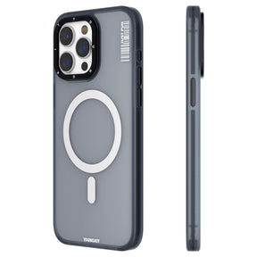 Apple iPhone 15 Pro Kılıf M-safe Şarj Özellikli Youngkit Colored Sand Serisi Kapak