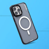 Apple iPhone 15 Pro Kılıf M-safe Şarj Özellikli Youngkit Colored Sand Serisi Kapak
