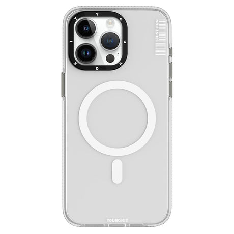 Apple iPhone 15 Pro Kılıf M-safe Şarj Özellikli YoungKit Crystal Color Serisi Kapak