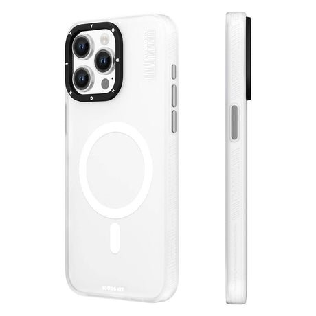 Apple iPhone 15 Pro Kılıf M-safe Şarj Özellikli Youngkit Hidden Sand Serisi Kapak