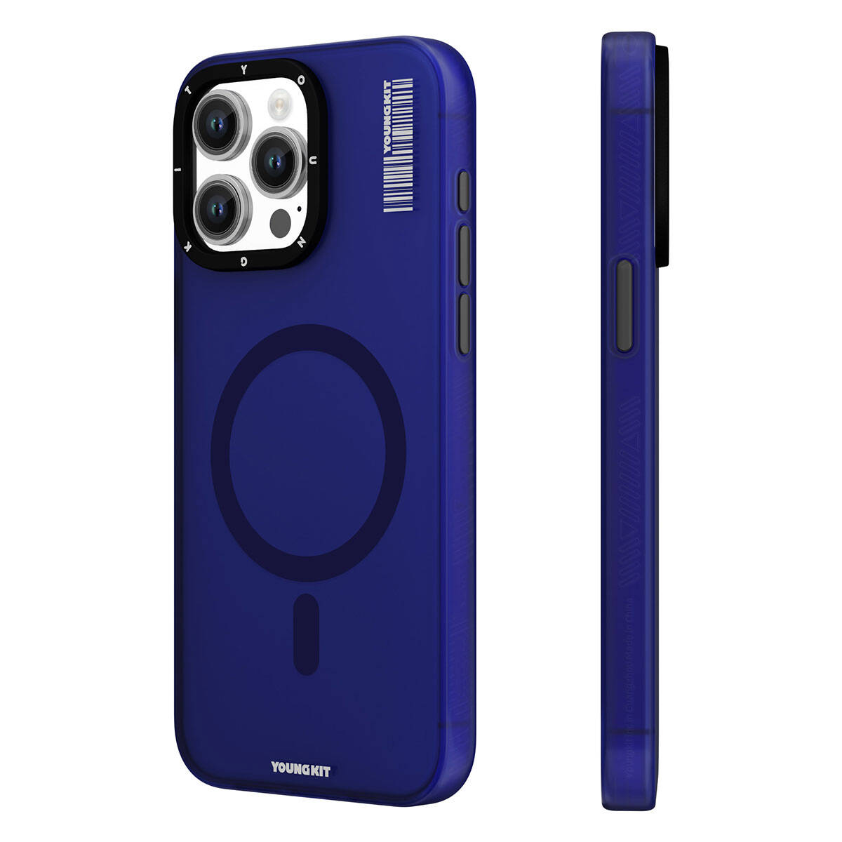 Apple iPhone 15 Pro Kılıf M-safe Şarj Özellikli Youngkit Hidden Sand Serisi Kapak