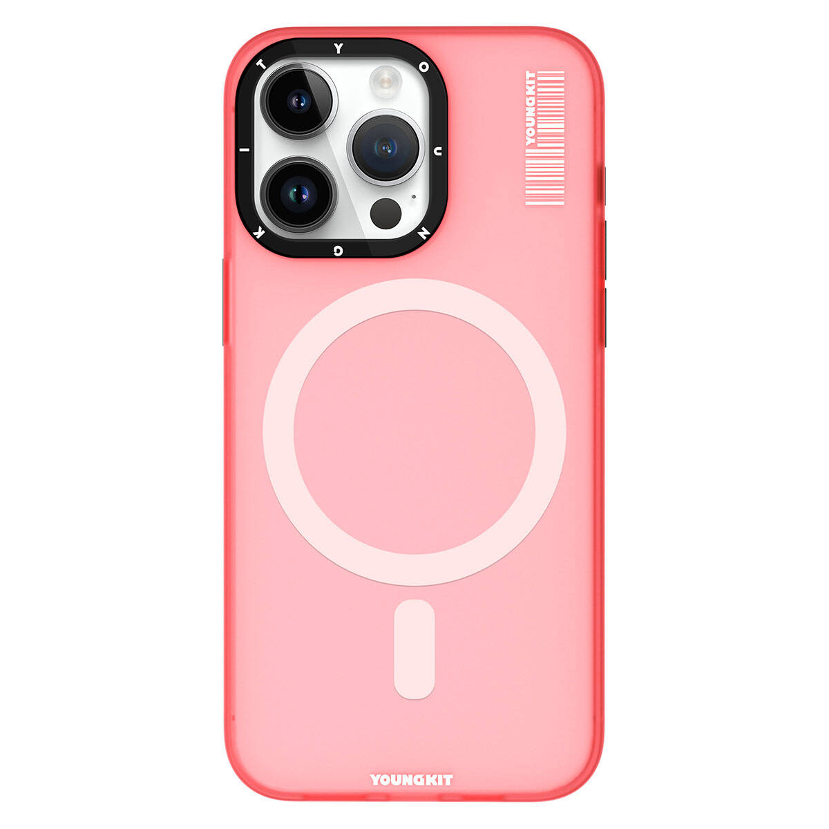 Apple iPhone 15 Pro Kılıf M-safe Şarj Özellikli Youngkit Hidden Sand Serisi Kapak