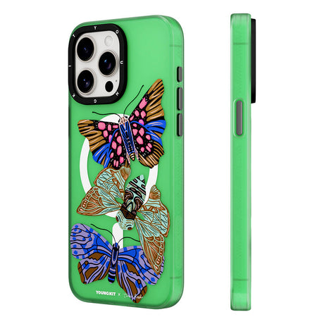 Apple iPhone 15 Pro Kılıf M-safe Şarj Özellikli YoungKit Huagu Serisi Kapak