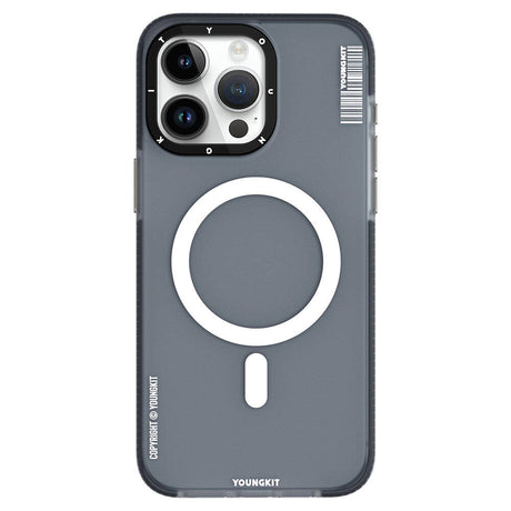 Apple iPhone 15 Pro Kılıf M-safe Şarj Özellikli Youngkit Jiansha Serisi Kapak