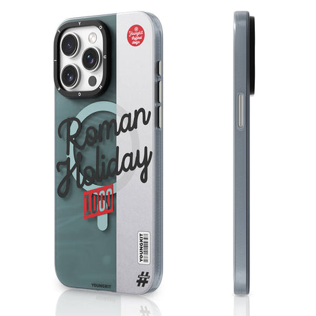 Apple iPhone 15 Pro Kılıf M-safe Şarj Özellikli Youngkit Motorcycle Legend Serisi Kapak