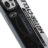 Apple iPhone 15 Pro Kılıf M-safe Şarj Özellikli Youngkit Motorcycle Legend Serisi Kapak