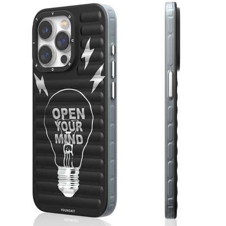 Apple iPhone 15 Pro Kılıf M-safe Şarj Özellikli Youngkit Open Mind Serisi Kapak