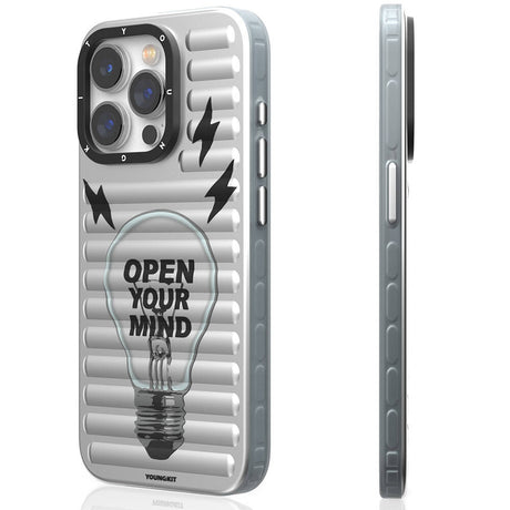 Apple iPhone 15 Pro Kılıf M-safe Şarj Özellikli Youngkit Open Mind Serisi Kapak