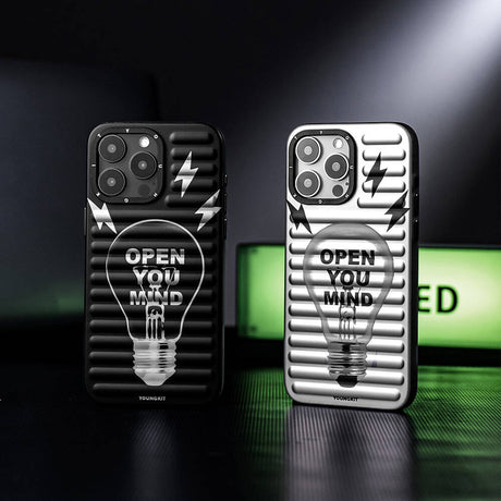 Apple iPhone 15 Pro Kılıf M-safe Şarj Özellikli Youngkit Open Mind Serisi Kapak