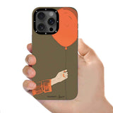 Apple iPhone 15 Pro Kılıf M-safe Şarj Özellikli Youngkit Orange Serisi Flying Balloon Kapak