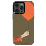 Apple iPhone 15 Pro Kılıf M-safe Şarj Özellikli Youngkit Orange Serisi Flying Balloon Kapak