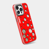 Apple iPhone 15 Pro Kılıf M-safe Şarj Özellikli Youngkit Quicksand Beads Serisi Kapak