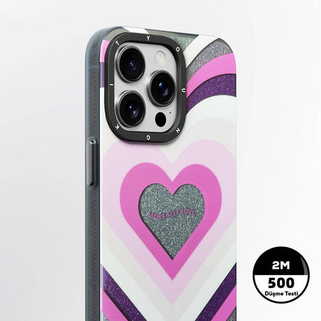 Apple iPhone 15 Pro Kılıf M-safe Şarj Özellikli Youngkit Star Dazzle Serisi Kapak