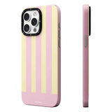 Apple iPhone 15 Pro Kılıf M-safe Şarj Özellikli Youngkit Striped Piano Keys Serisi Kapak
