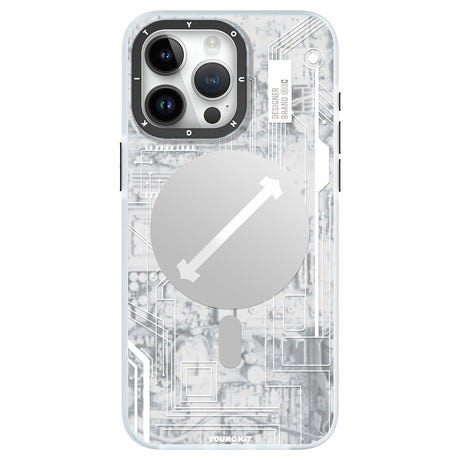 Apple iPhone 15 Pro Kılıf M-safe Şarj Özellikli YoungKit Technology Serisi Kapak