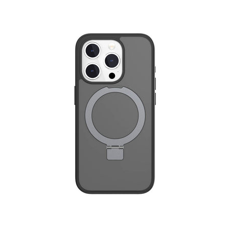 Apple iPhone 15 Pro Kılıf M-safe Şarj Özellikli Yüzük Standlı Lisanslı Switcheasy Magstand-M Kapak