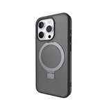 Apple iPhone 15 Pro Kılıf M-safe Şarj Özellikli Yüzük Standlı Lisanslı Switcheasy Magstand-M Kapak