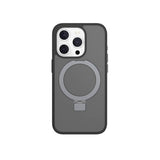 Apple iPhone 15 Pro Kılıf M-safe Şarj Özellikli Yüzük Standlı Lisanslı Switcheasy Magstand-M Kapak
