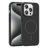Apple iPhone 15 Pro Kılıf M-safe Şarj Özellikli Zore Ruby Sert Kapak