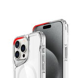 Apple iPhone 15 Pro Kılıf M-safe Şarj Özellikli Zore T-Max Standlı Kapak