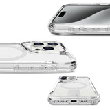 Apple iPhone 15 Pro Kılıf M-safe Şarj Özellikli Zore T-Max Standlı Kapak