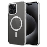 Apple iPhone 15 Pro Kılıf Mat Tasarımlı M-safe Wireless Şarj Özellikli Zore Mat Setro Kapak