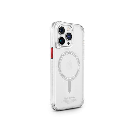 Apple iPhone 15 Pro Kılıf SkinArma Şeffaf Airbag Tasarımlı M-safe Şarj Özellikli Saido Kapak