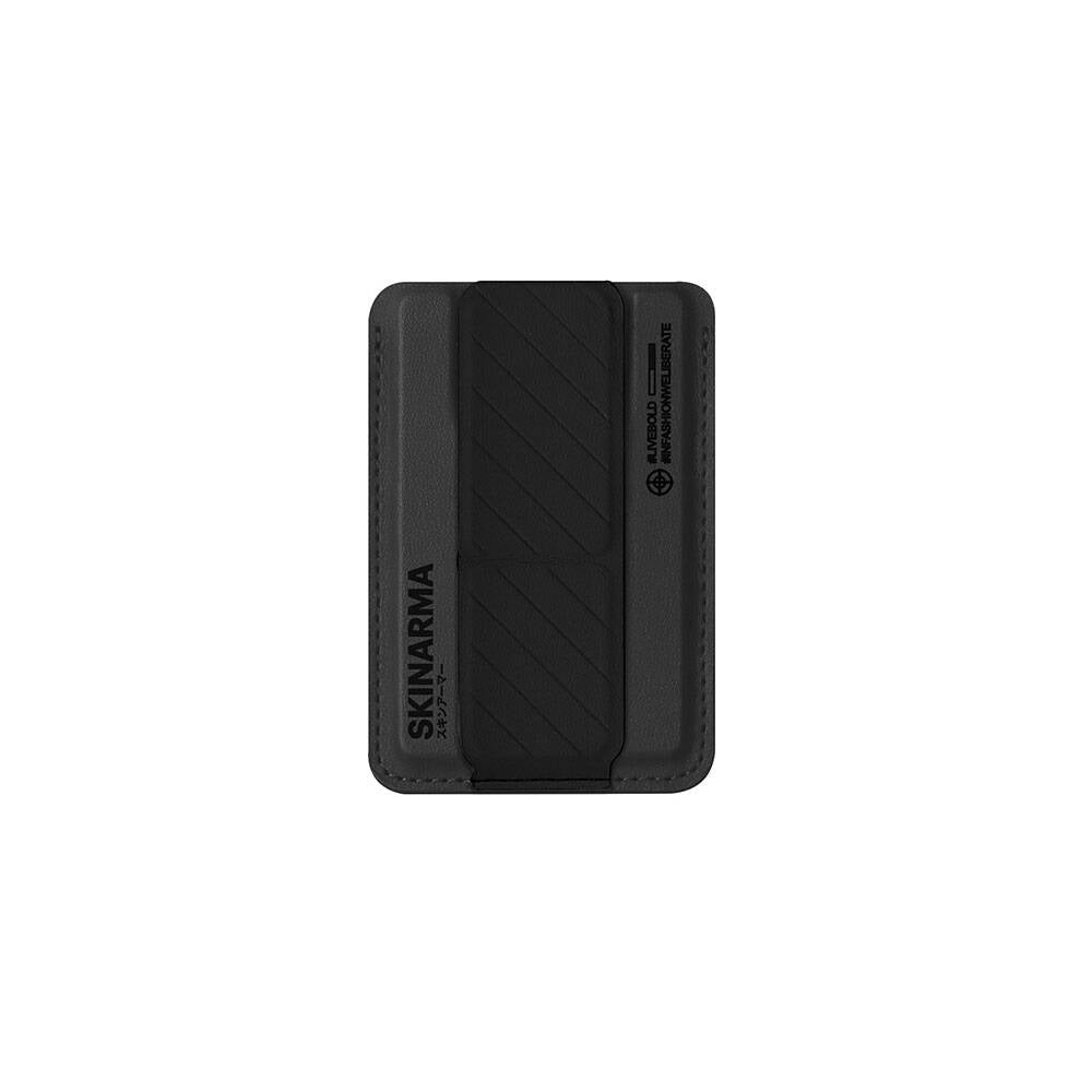 Apple iPhone 15 Pro Kılıf SkinArma Şeffaf M-safe Şarj Özellikli Kado Kartlıklı Saido Kapak