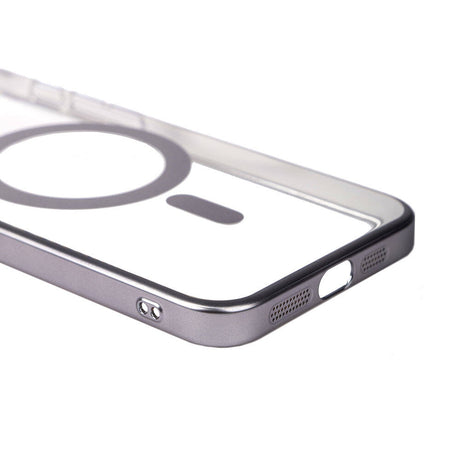 Apple iPhone 15 Pro Kılıf Wireless Şarj Özellikli Sert PC Zore Mat Riksos M-safe Kapak