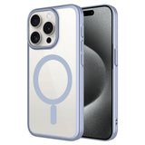 Apple iPhone 15 Pro Kılıf Wireless Şarj Özellikli Sert PC Zore Mat Riksos M-safe Kapak