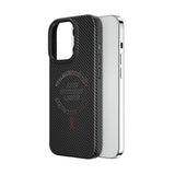 Apple iPhone 15 Pro Kılıf Wiwu LCC-107 Karbon Fiber M-safe Şarj Özellikli Kamera Korumalı Kabon Kapak