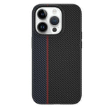 Apple iPhone 15 Pro Kılıf Wiwu LCC-107 Karbon Fiber M-safe Şarj Özellikli Kamera Korumalı Kabon Kapak