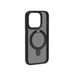 Apple iPhone 15 Pro Kılıf Wiwu ZMM-010 M-safe Şarj Özellikli Mat Arka Yüzey Standlı Kapak