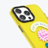 Apple iPhone 15 Pro Kılıf Yazı Desenli Youngkit Mindfulness Serisi Kapak