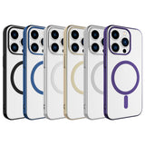 Apple iPhone 15 Pro Kılıf Zore Wireless Şarj Özellikli Pixel M-safe Kapak
