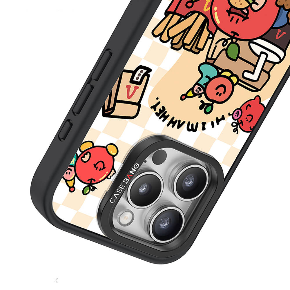 Apple iPhone 15 Pro M-safe Şarj Özellikli Casebang Ahhey Serisi Arka Panel