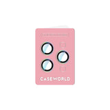 Apple iPhone 15 Pro Max CaseWorld Alloy Sparkling Diamond Serisi Taşlı Lens Koruyucu