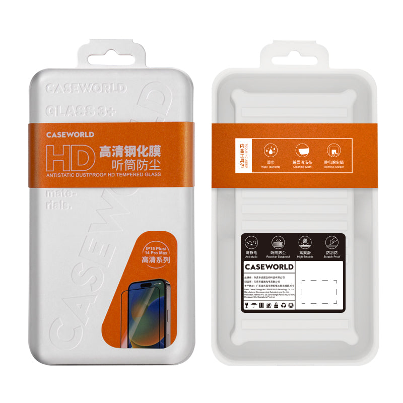 Apple iPhone 15 Pro Max CaseWorld HD Serisi 0.33mm Temperli Cam Ekran Koruyucu