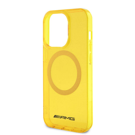 Apple iPhone 15 Pro Max Kılıf AMG Orjinal Lisanslı M-safe Şarj Özellikli Transparan Kapak
