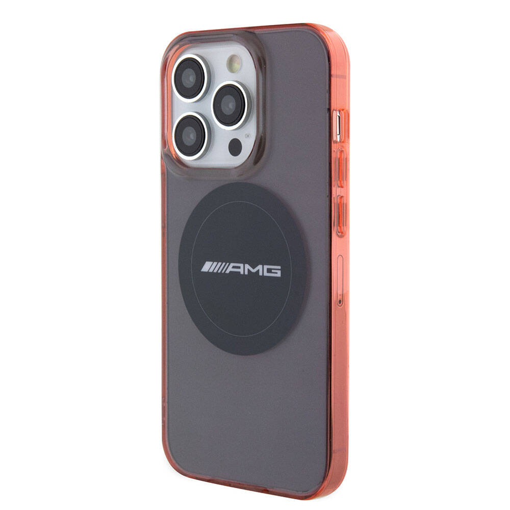 Apple iPhone 15 Pro Max Kılıf AMG Orjinal Lisanslı M-safe Şarj Özellikli Transparan Timeless Kapak