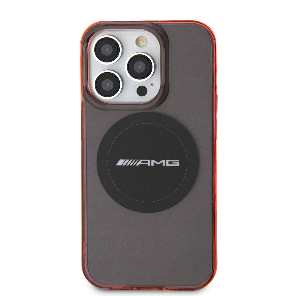 Apple iPhone 15 Pro Max Kılıf AMG Orjinal Lisanslı M-safe Şarj Özellikli Transparan Timeless Kapak
