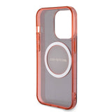 Apple iPhone 15 Pro Max Kılıf AMG Orjinal Lisanslı M-safe Şarj Özellikli Transparan Timeless Kapak