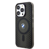 Apple iPhone 15 Pro Max Kılıf BMW M-safe Şarj Özellikli Transparan IML Signature Orjinal Lisanslı Kapak