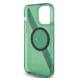 Apple iPhone 15 Pro Max Kılıf BMW M-safe Şarj Özellikli Transparan Tricolor Stripes Orjinal Lisanslı Kapak