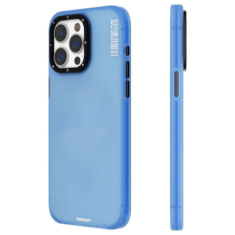 Apple iPhone 15 Pro Max Kılıf Buzlu Mat Tasarım Youngkit Colored Sand Serisi Kapak