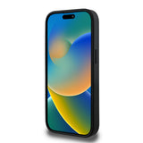 Apple iPhone 15 Pro Max Kılıf DKNY Orjinal Lisanslı M-safe Şarj Özellikli 3D Yazılı Grid Pattern Kapak